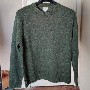 Jcrew rugged merino wool crewneck sweater